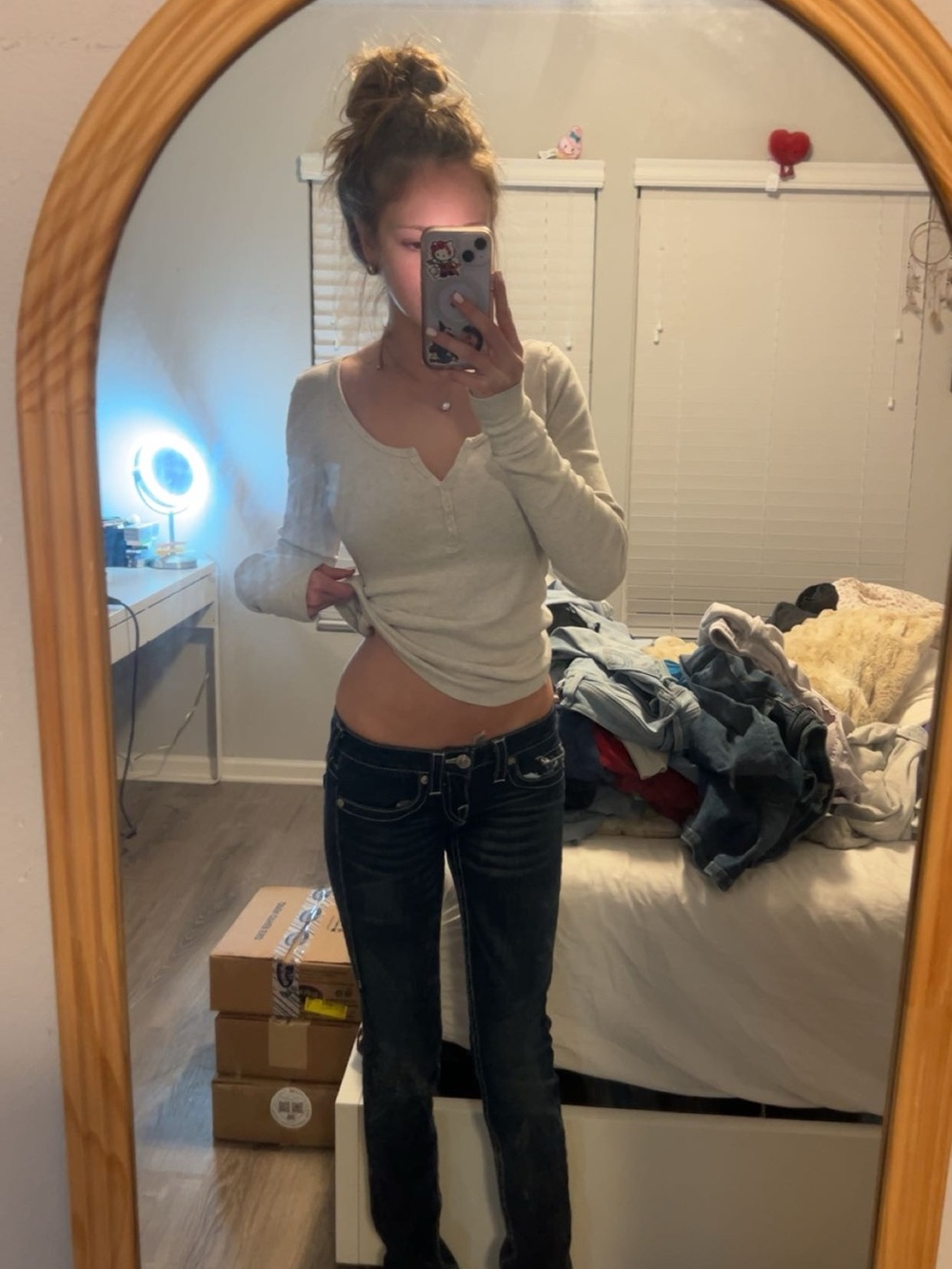 True Religion Dark Wash Boot Cut Jeans